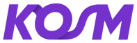 KOSM logo purple