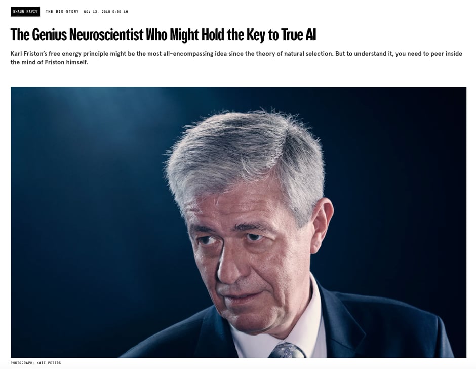 Karl Friston WIRED Genius Neuroscientist Who Might Hold the Key to True AI