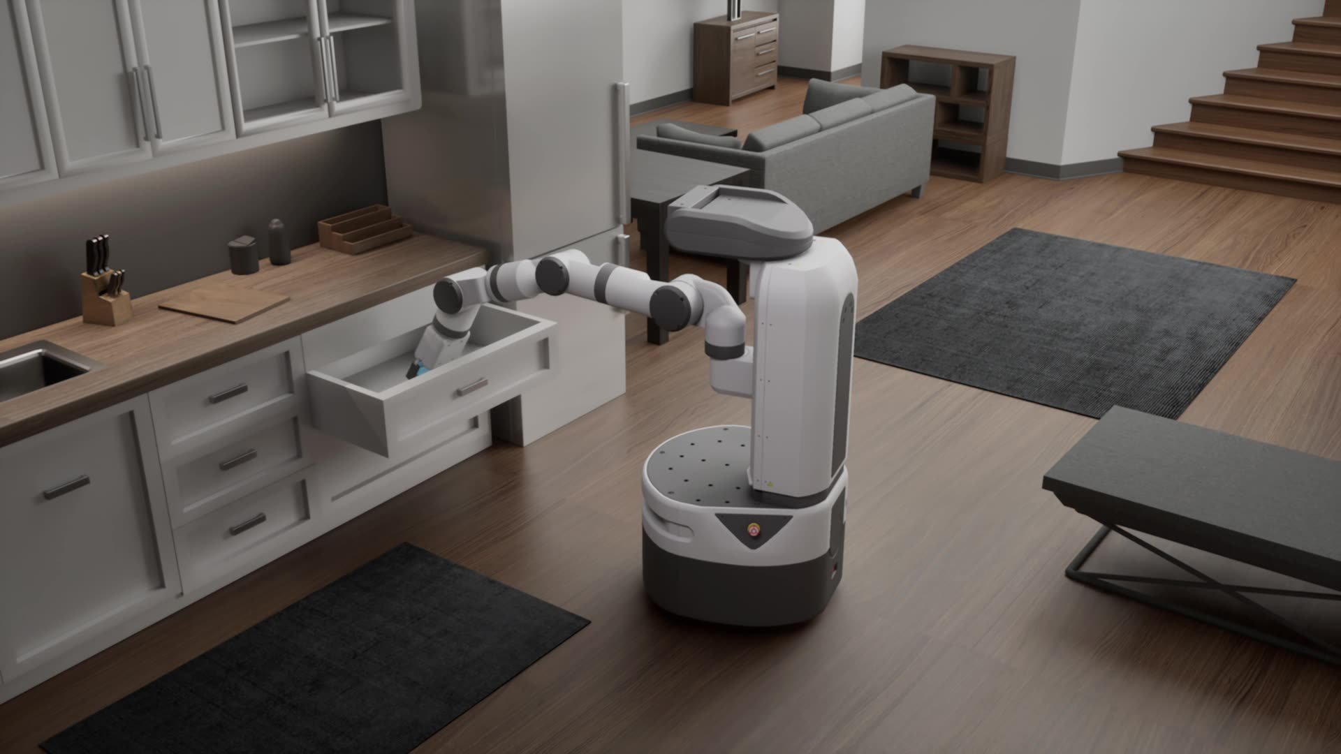 Habitat Robotics VERSES Active Inference Domestic Robot