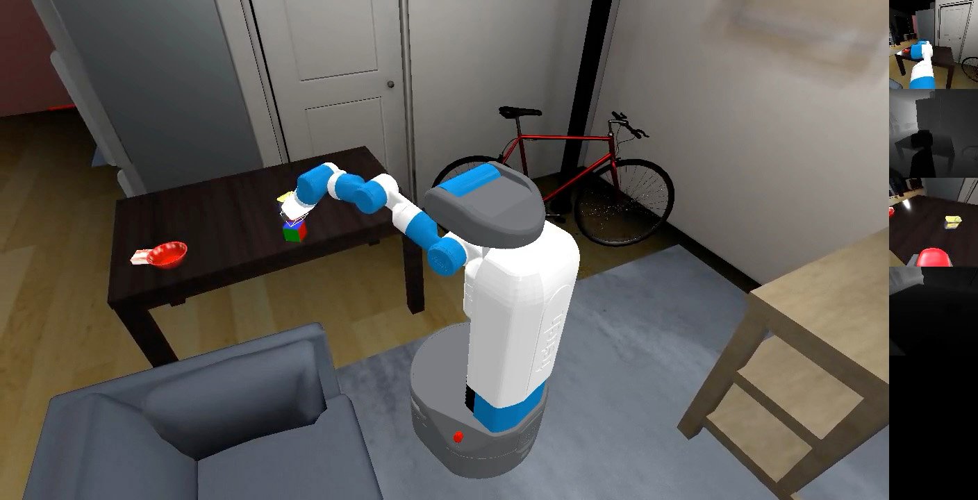 VERSES Hierarchical Active Inference Habitat Robot Set Table