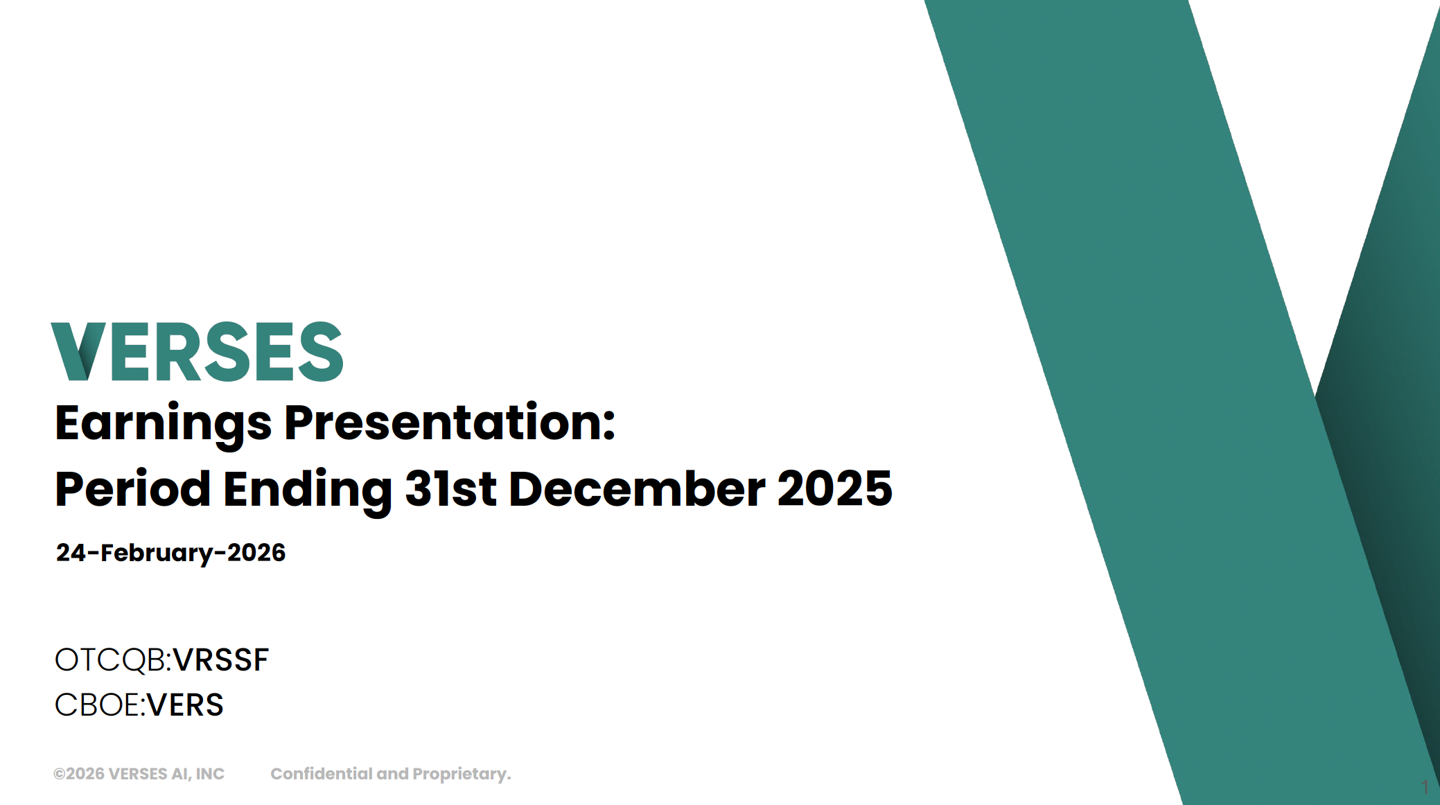 February 2026 Earnings call transcript and recording