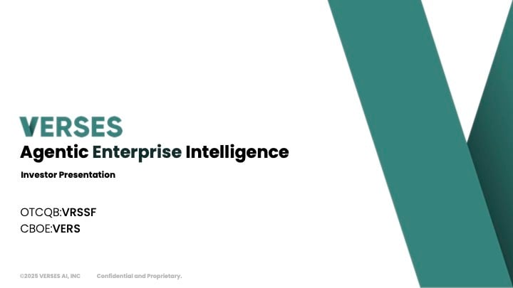 2025-08-28 VERSES Investor Presentation