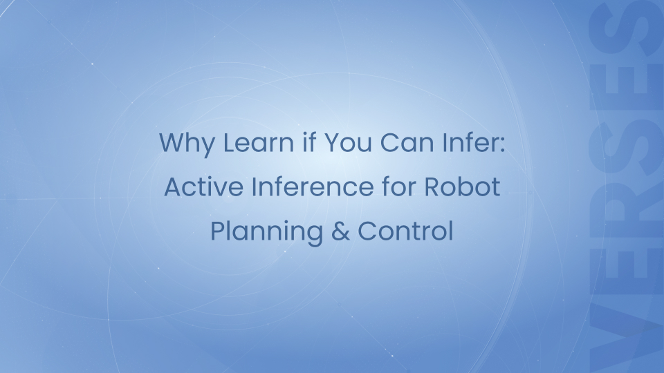 Why Learn if You Can Infer: Active Inference for Robot Planning & Control