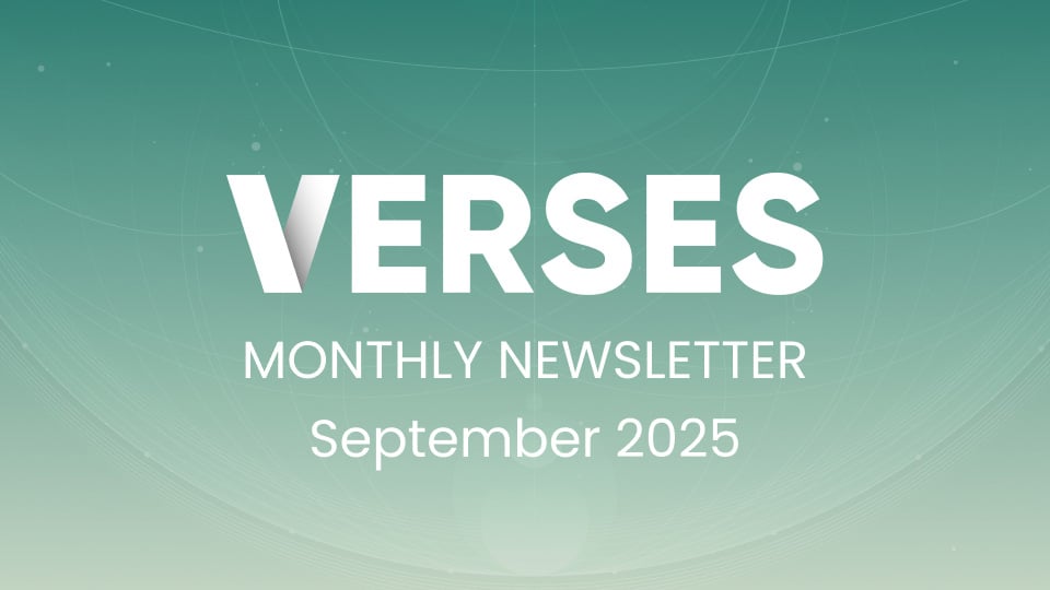 VERSES Monthly Newsletter September 2025